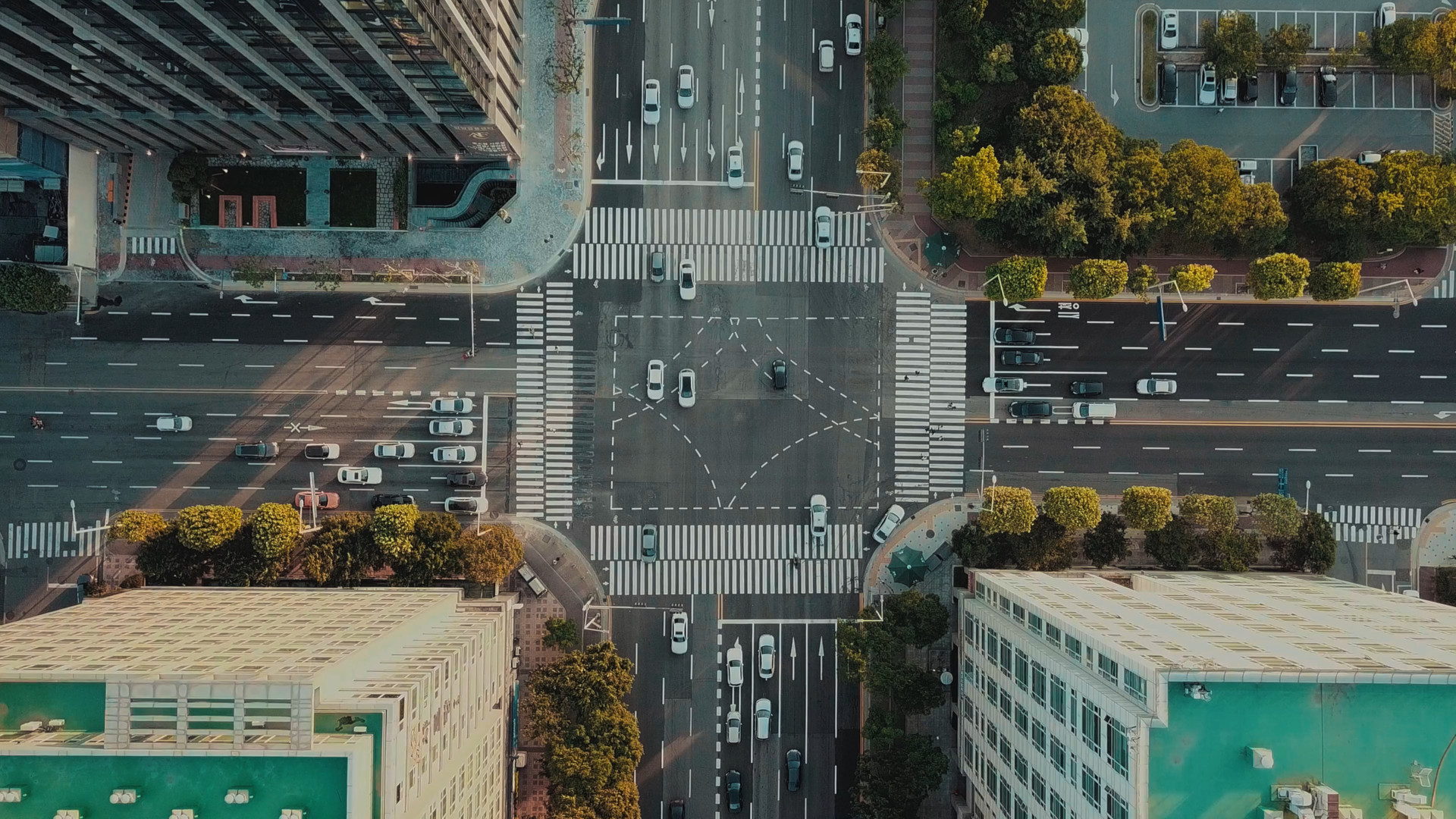 Topdown Drone Shot